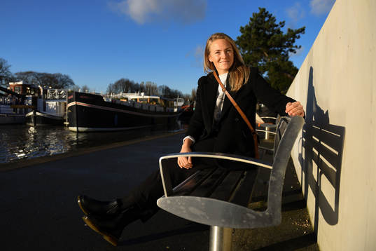 Chelsea LFC football player Magdalena Eriksson poses for a