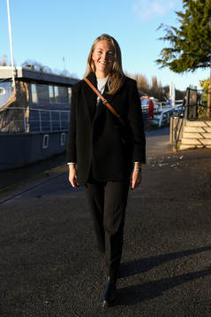Chelsea LFC football player Magdalena Eriksson poses for a