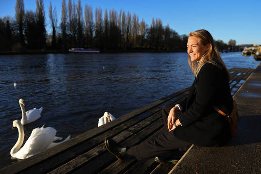 Chelsea LFC football player Magdalena Eriksson poses for a