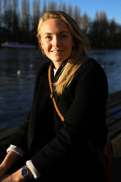 Chelsea LFC football player Magdalena Eriksson poses for a