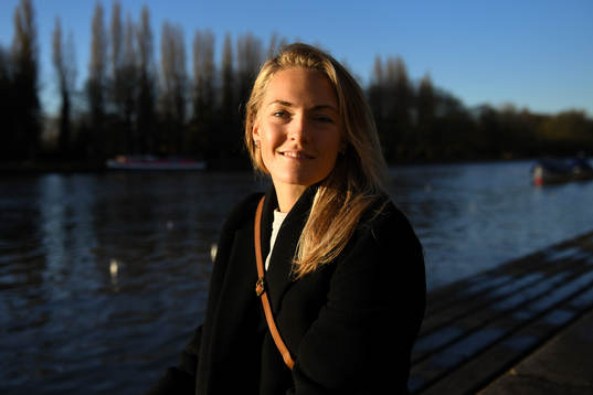 Chelsea LFC football player Magdalena Eriksson poses for a