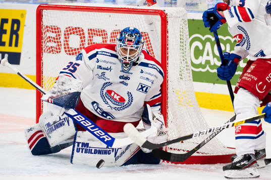 Oskarshamns målvakt Joe Cannata