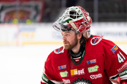 Frölundas målvakt Niklas Rubin