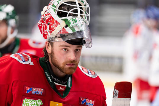Frölundas målvakt Niklas Rubin