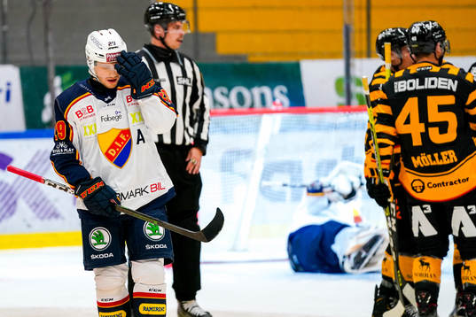 Djurgårdens Sebastian Strandberg deppar
