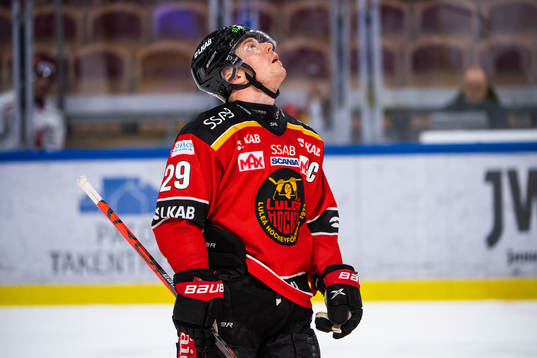Luleås Erik Gustafsson deppar