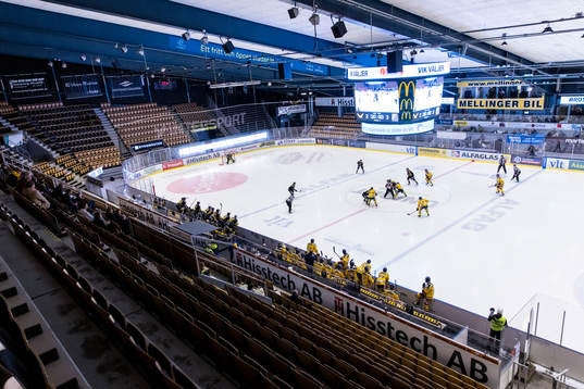 Vy över ABB Arena Nord