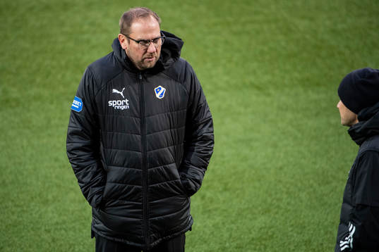 Halmstads tränare Magnus Haglund