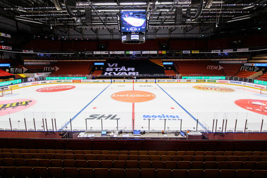 Interiör av Monitor ERP Arena