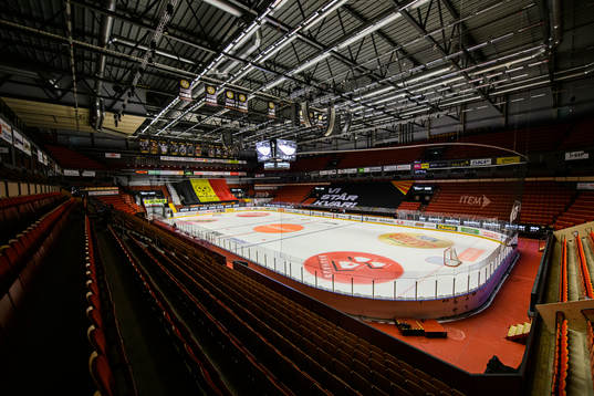 Interiör av Monitor ERP Arena