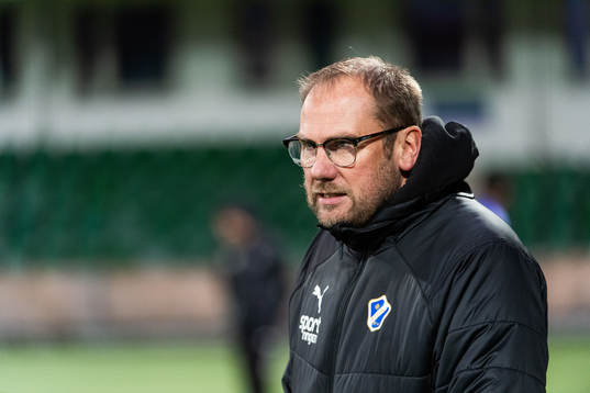 Halmstads tränare Magnus Haglund