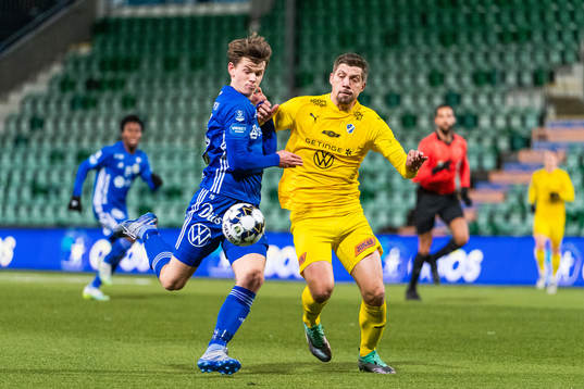 Sundsvalls Teodor Stenshagen och Halmstads Mikael Boman