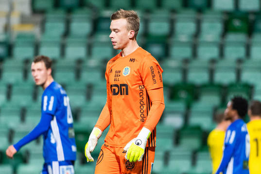 Sundsvalls målvakt Andreas Andersson deppar