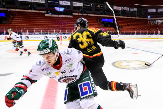 Frölundas Filip Johansson och Brynäs Linus Ölund