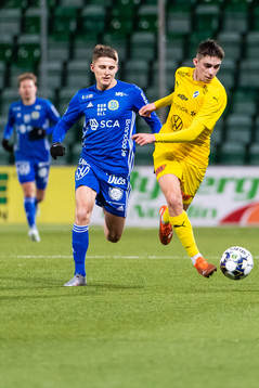 Sundsvalls Johan Andersson och Halmstads Emil Tot Wikström