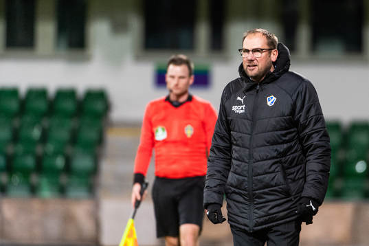 Halmstads tränare Magnus Haglund