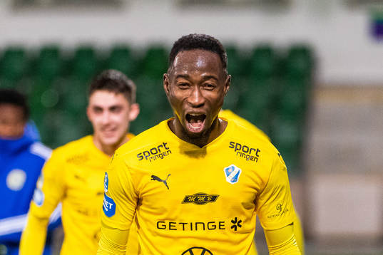 Halmstads Sadat Karim jublar