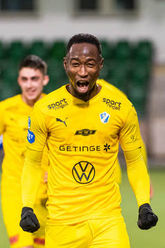 Halmstads Sadat Karim jublar
