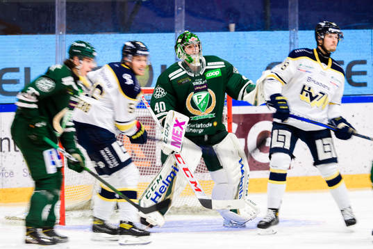 Färjestads målvakt Henrik Haukeland