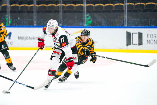 Malmö Redhawks Pathrik Westerholm  och Skellefteås Linus