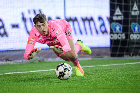 AFC Eskilstunas målvakt Wille Jakobsson