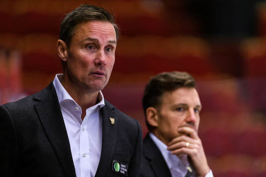 Frölundas tränare Roger Rönnberg deppar