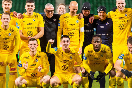Halmstads Emil Tot Wikström, Sadat Karim och Andreas