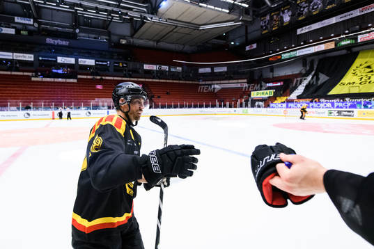 Brynäs Anton Rödin jublar