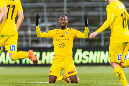 Halmstads Sadat Karim jublar