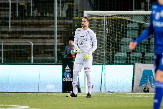 Halmstads målvakt Malkolm Nilsson Säfqvist