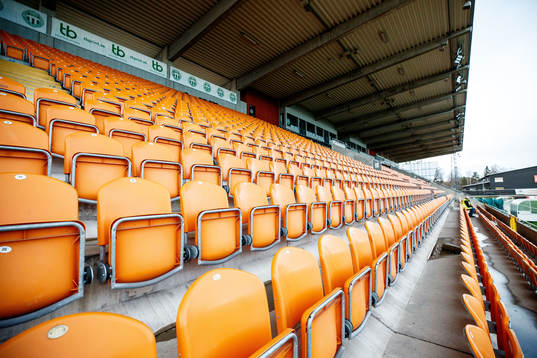 Iver Arena innan fotbollsmatchen i Superettan  mellan