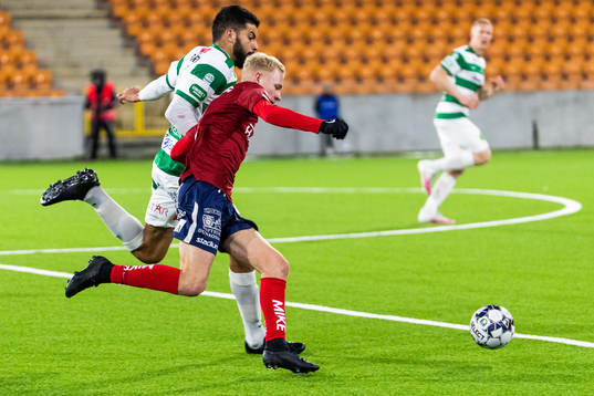 Västerås Pedro Ribeiro och Örgrytes Adam Bergmark Wiberg