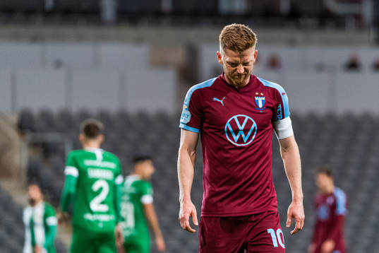 Malmö FFs Anders Christiansen deppar