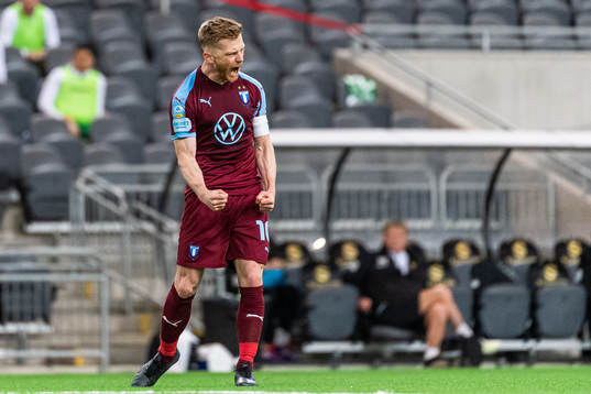 Malmö FFs Anders Christiansen jublar