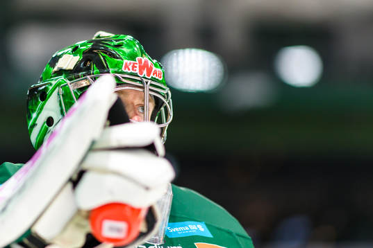 Färjestads målvakt Henrik Haukeland