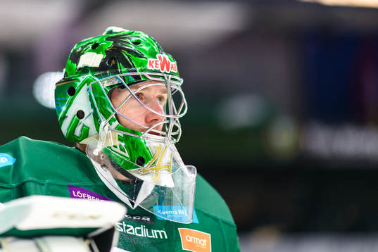 Färjestads målvakt Henrik Haukeland
