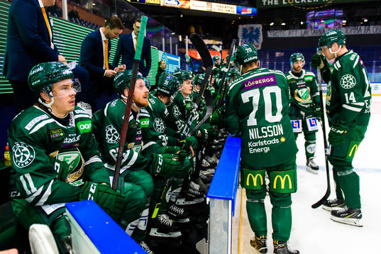 Färjestads Joakim Nygård och Pontus Widerström deppar