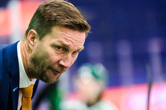 Färjestads huvudtränare Johan Pennerborn