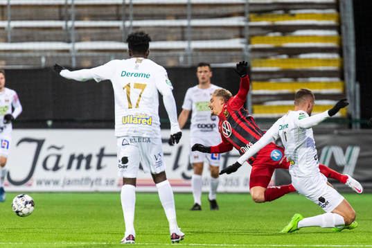 Östersunds Henrik Bellman och Varbergs Albert Ejupi