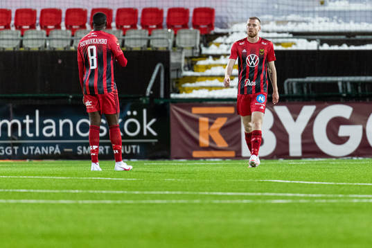 Östersunds Thomas Isherwood deppar