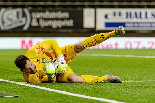 Varbergs målvakt Stojan Lukic