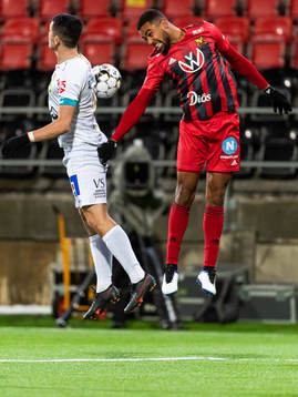 Östersunds Noah Sonko Sundberg och Varbergs Astrit Selmani