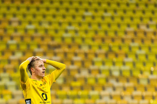 Elfsborgs Jeppe Møldrup Okkels deppar