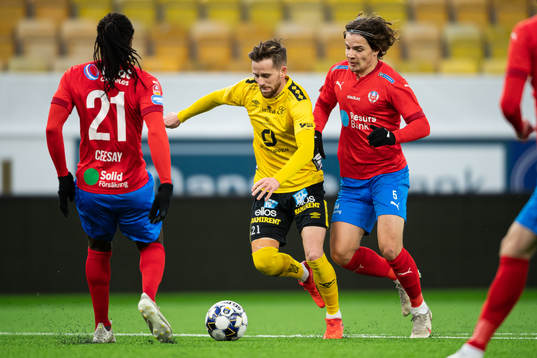 Elfsborgs Rasmus Alm och Helsingborgs Brandur Hendriksson