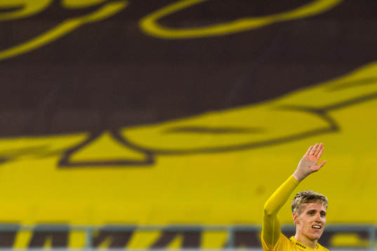Elfsborgs Jeppe Møldrup Okkels jublar