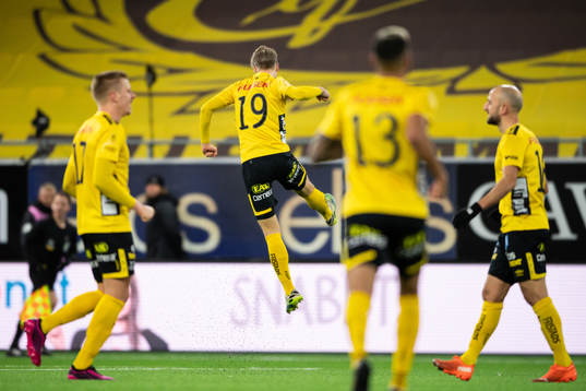 Elfsborgs Jeppe Møldrup Okkels jublar