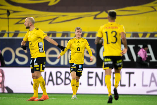Elfsborgs Jeppe Møldrup Okkels jublar