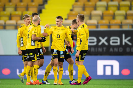 Elfsborgs spelare jublar