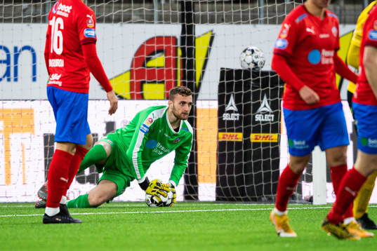 Helsingborgs målvakt Alexander Nilsson