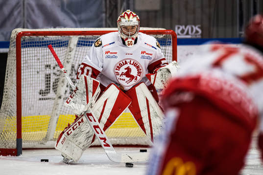 Trojas målvakt Anton Hjalmarsson